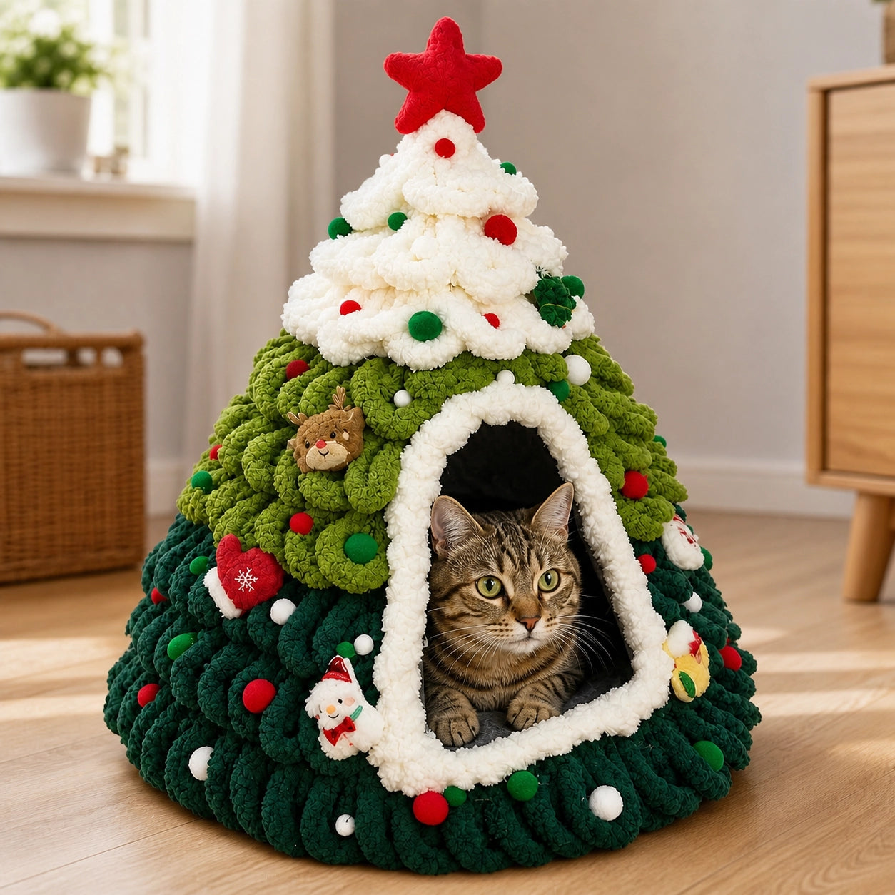 See the full front opening with a cat inside.